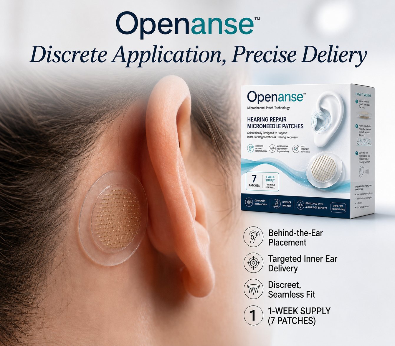 🔥Openanse™ HEARING REPAIR MICRONEEDLE PATCHES