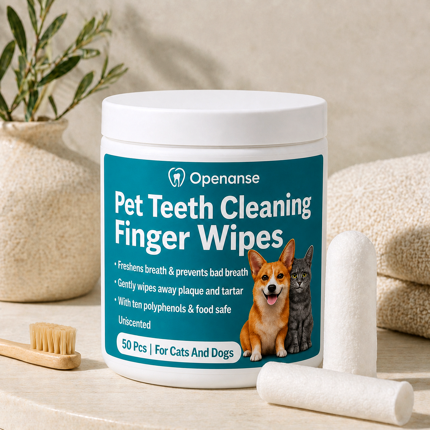 Daily Pet Dental Wipes